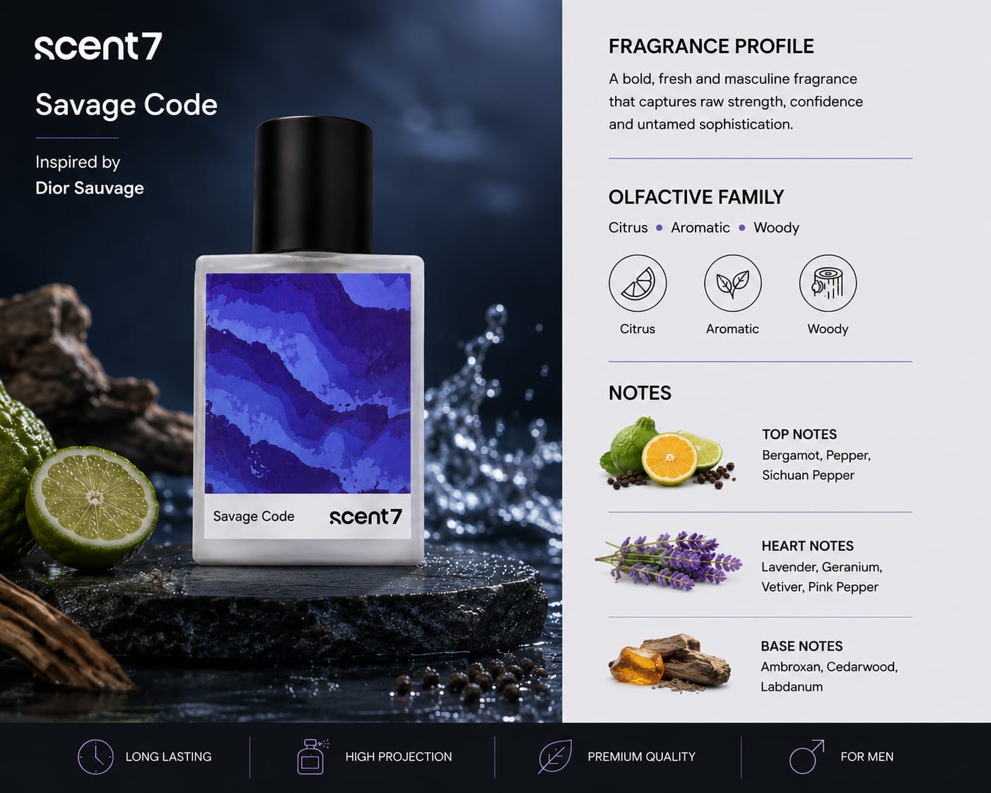 Savage Code inspired by Sauvage by Dior